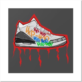 Hip Hop Jordan Shoes Posters and Art